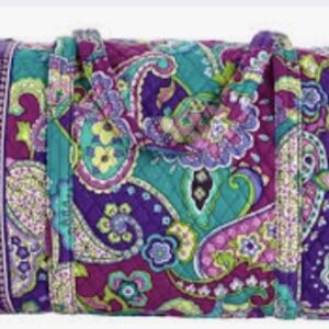Vera Bradley Heather Pattern Small Duffle Bag, Excellent Condition